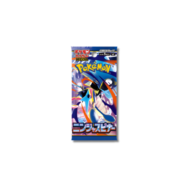 Sobre individual de cartas Pokémon Ninja Spinner en japonés.