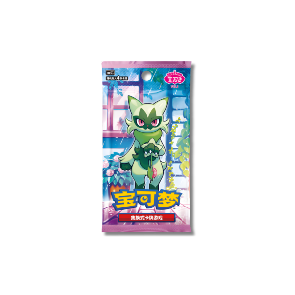 Sobre individual de cartas Pokémon Jewel Pack Vol 5 de Floragato edición china.