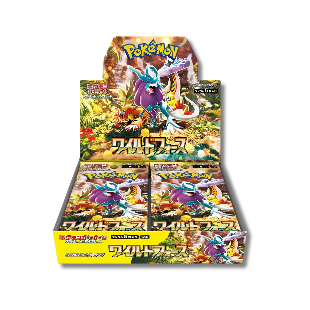 Caja de sobres exhibicion display booster box Pokémon TCG Wild Force sv5K japonesa Hobby Zone Venezuela.