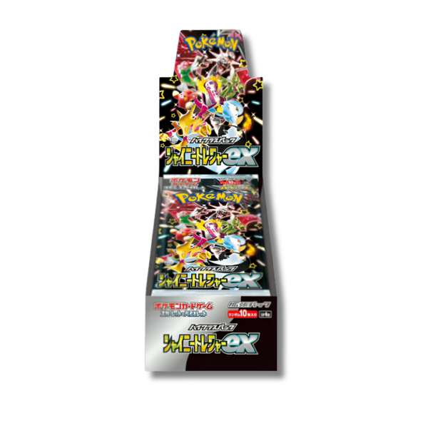 Caja de sobres abierta display booster box Pokémon TCG Shiny Treasure ex sv4a japonesa Hobby Zone Venezuela.
