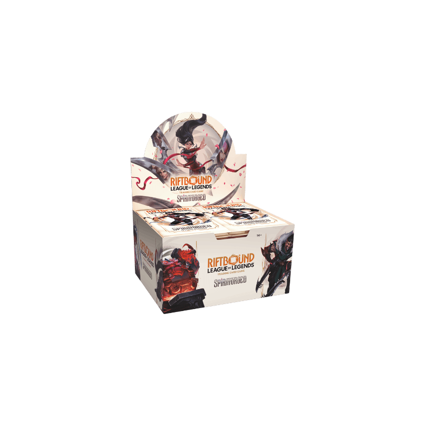 Caja sellada Booster Box Riftbound League of Legends TCG expansión Spiritforged.