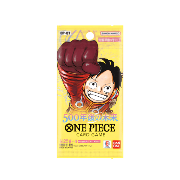 Sobre individual sellado One Piece TCG 500 Years in the Future OP-07 version japonesa.