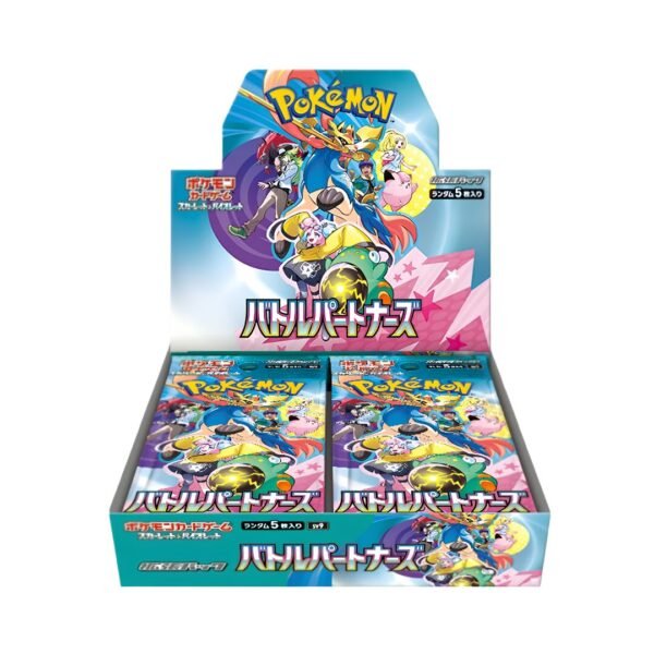 Caja sellada Booster Box Pokémon TCG Battle Partners SV9 versión japonesa.