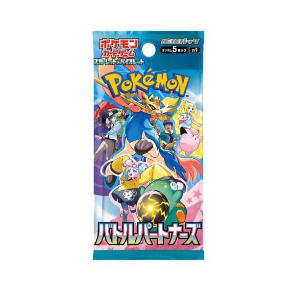 Sobre individual sellado Pokémon TCG Battle Partners SV9 versión japonesa.