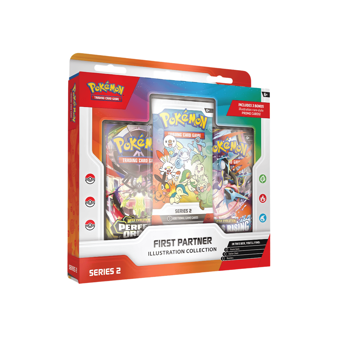 Caja Pokémon TCG First Partner Illustration Collection Series 2 en inglés.