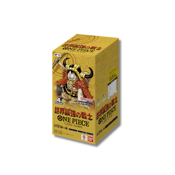 Caja sellada Booster Box One Piece Card Game OP-17 The Strongest Warrior versión japonesa.