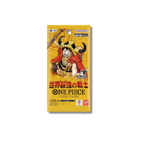 Sobre individual sellado One Piece Card Game OP-17 versión japonesa.