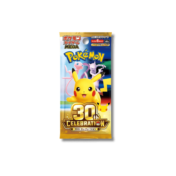 Sobre individual sellado Pokémon TCG 30th Celebration aniversario japonés.