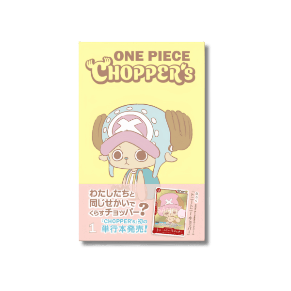 Manga One Piece Chopper's volumen 1 con carta promo japonesa.